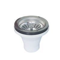 Crépine de lavabo en acier inoxydable de bonne qualité, lot de 2, pour évier de cuisine