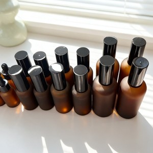 Bottiglia per Confezionamento Cosmetici, Flacone per Olio Cosmetico e Siero 30ml, Bottiglia di Lusso per Olio per Capelli - Product Image 1