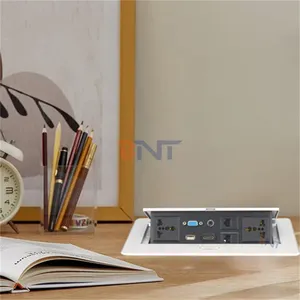 BNT Build in Tabletop Power Socket Embedded Design Office Desk Electrical Plug for Conference Furniture