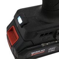 Ensemble de perceuse sans fil 20V sans balais, batterie au lithium, kit d'outils électriques, vitesse variable, visseuse électrique pour usage domestique et professionnel