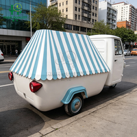 Tricycle à glaces électrique personnalisé de haute qualité pour parcs et événements