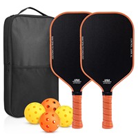 Raquette de pickleball T700 en fibre de carbone mate à grain de tissu, surface de friction en carbone, monobloc, même style que les grandes marques, 16 mm, best-seller