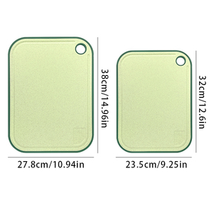 Juego de 2 Tablas de Cortar Antideslizantes para Cocina, Duraderas, de Plástico, de Doble Cara, con Paja de Trigo - Product Image 6