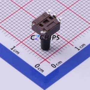 DTSMG-68K-S-V-T/R Tactile Switch SMD,6.2x6.2mm Switch Single Pole Single Throw Round Button Vertical Mount 12mm - Product Image 2