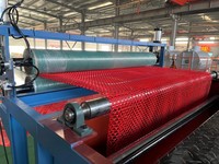 Filets plats à mailles d'élevage de volailles en plastique PE Machine de fabrication de filets simples en plastique à mailles diamantées carrées pour l'aquaculture