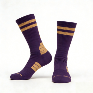 Chaussettes de basket-ball Elite, style rétro, entraînement en équipe, semelle rembourrée, amorti maximal, respirantes, <span class=keywords><strong>coton</strong></span> peigné, douces, chaussettes de sport <span class=keywords><strong>pour</strong></span> hommes - Product Image 3