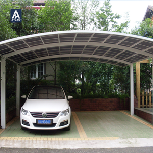 <strong>Canopia</strong> Lean-to Aluminum Carport Arch Roof-Attaches Existing Wall Rustproof Weatherproof Space-Saving Outdoor Parking Shelter - Product Image 4