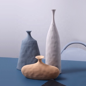 TONFO Morandi geometrico irregolare vaso in ceramica ornamenti Tv mobile modello <span class=keywords><strong>sala</strong></span> da <span class=keywords><strong>pranzo</strong></span> tavolo artigianato decorazioni - Product Image 4