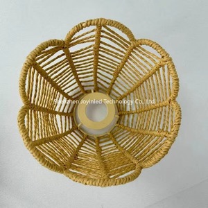 Rattan Lamp <strong>Shade</strong> <strong>Boho</strong> Wicker Woven Pendant <strong>Light</strong> Lamp <strong>Shades</strong> Replacement for Chandelier Floor Table Hanging <strong>Light</strong> - Product Image 5