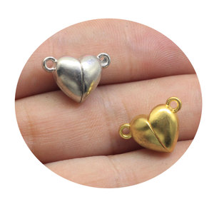 ที่มีสีสันหัวใจรักหัวเข็มขัดที่แข็งแกร่งตะขอสร้อยคอสร้อยข้อมือหัวเข็มขัดเชื่อมต่อปลาย DIY เครื่องประดับทำ - Product Image 3