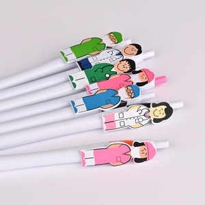 Bán buôn tùy chỉnh 3D phim hoạt hình Clip mới lạ Bệnh viện Y tế khuyến mại bút bi biểu tượng bút làm bằng nhựa cho các bác sĩ y tá - Product Image 4