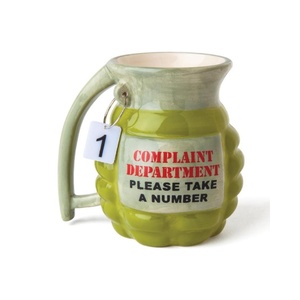 Departamento <span class=keywords><strong>Granada</strong></span> Taza de café Tome un número Regalo divertido de la mordaza para la Oficina Compañero DE TRABAJO Profesor Cerámica 16 onzas - Product Image 1