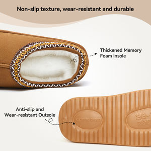 Ciabatte Invernali da Casa Morbide in Finto Camoscio con Soffice Pelliccia Calde e Felpate da Uomo e da <span class=keywords><strong>Donna</strong></span> - Product Image 2