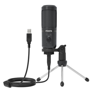 MAONO USB Tripod Microphone With Microphone Gain Microfone Condenser Podcast Studio Mic for Computer - Product Image 1