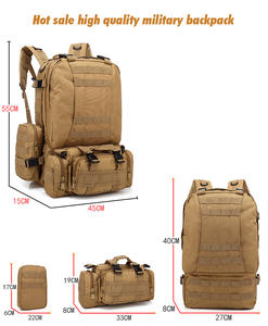 Sac à dos tactique Molle de grande taille pour hommes, sac de camouflage personnalisé pour le camping en plein air, les voyages et la randonnée - Product Image 3