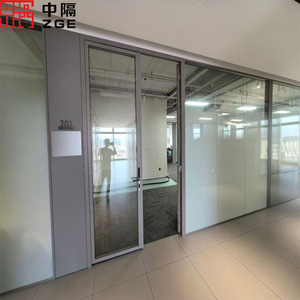 Алюминиевая стеклянная перегородка с системой PDLC и умным переключаемым стеклом для тихого офисного пространства, офисная перегородка - Product Image 4