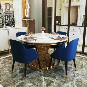 used marble top stainless steel hotel round tables leg designs for dining