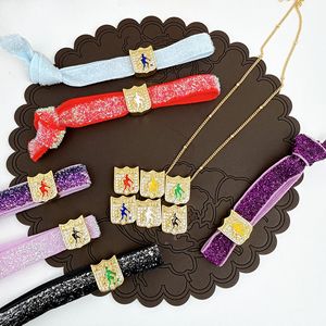HP0322 Dijes de Club de Fútbol Chapados en Oro de 18K, Abalorios Esmaltados de Equipos de Fútbol AC Milan/<span class=keywords><strong>Barca</strong></span>/MU/Arsenal para Pulseras y Collares DIY - Product Image 4
