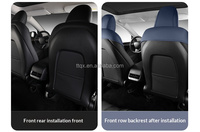 Funda de Asiento de Coche de Cuero Nappa, Ajuste Personalizado para Tesla Model Y 2020-2025, 5 Plazas, Envoltura Completa, Mejora Interior, Compatible con Calefacción de Asientos y Airbag