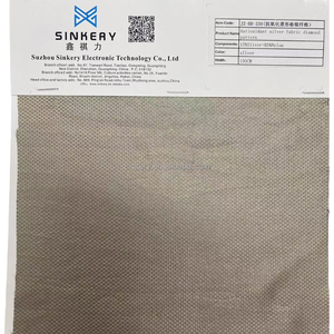 Kostenlose Probe A4 Größe Diamant muster Silber faser gewebe <span class=keywords><strong>EMF</strong></span>-Abschirmung Strahlens chutz Leitfähiges Gewebe - Product Image 2