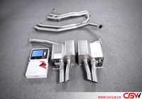 Système d'échappement automobile haute performance avec silencieux, collecteur et échappement arrière pour Audi A6 C7 2.5T 3.0T (2011-2018) – Vente directe usine