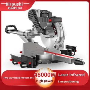 Sierra Circular Eléctrica Industrial de Alta Precisión de 10 Pulgadas para Madera y Aleación de Aluminio, Corte <span class=keywords><strong>a</strong></span> 45 Grados - Product Image 3