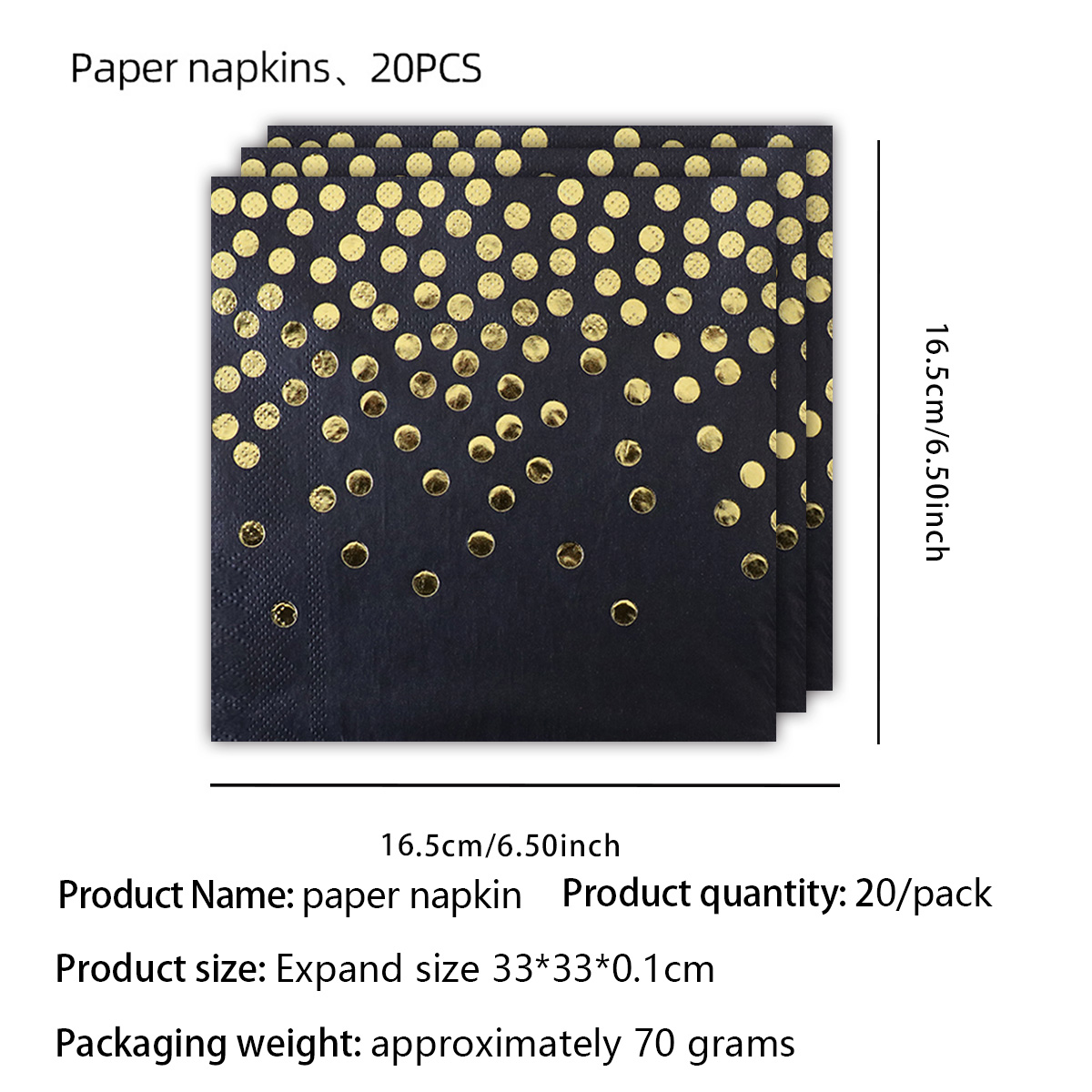 toalla de papel-10 piezasNEGRO