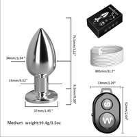 Vente Flash : Plug Anal Métallique pour Homme, Jouets Anaux en Acier Inoxydable, Grand Plug Anal pour Femme, Jouets Sexuels Amusants