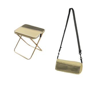 Tabouret pliant portable pour l'extérieur, chaise de camping et de sport simple et portable pour la pêche, la plage et les files d'attente - Product Image 1