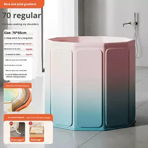 Piscine portable pliable en <span class=keywords><strong>bâche</strong></span> pour adultes et enfants, pas besoin d'installation, utilisation à domicile, baignade pour bébé - Product Image 6