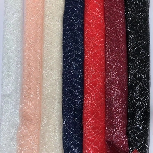 Luxurious <strong>Sequins</strong> <strong>Mesh</strong> Fabric Lace Dress Sexy Evening Stage Costumes for Shoes and Bags - Product Image 4