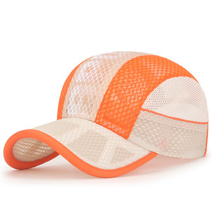 Tùy Chỉnh Linh Hoạt Brim Thoáng Khí Nhanh Chóng Làm Khô Polyester Marathon Chạy Cap Trọng Lượng Nhẹ Laser Cắt Lưới Chạy <span class=keywords><strong>Hat</strong></span> - Product Image 4