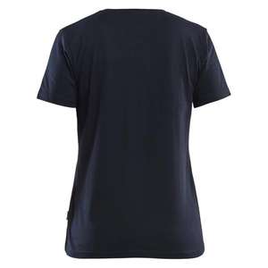 BLAKLADER - 940910428600XXXL T-shirt femme grain et grind Bleu marine foncé-EAN 7330509947227 T-SHIRTS DE TRAVAIL ET POLO - Product Image 3