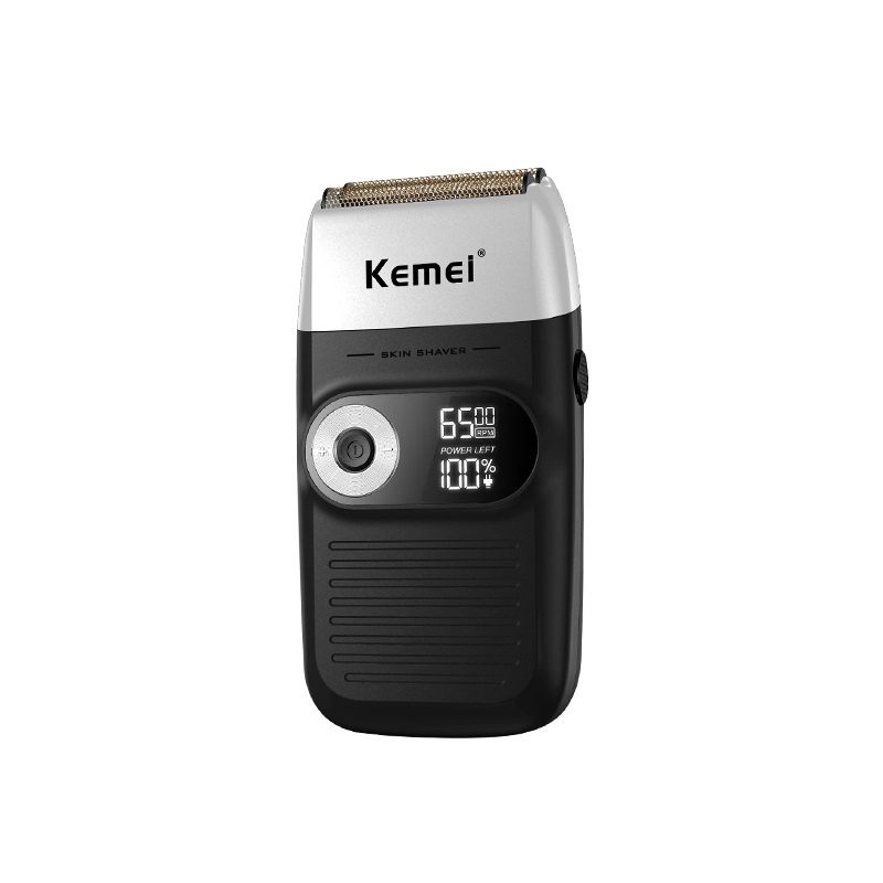 Kemei km-2026 USB Перезаряжаемый Двойной Лезвия плавающая головка с возвратно-поступательным движением бритвы уход за кожей лица Мужская электрическая бритва