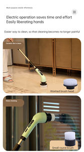 <b>Electric</b> Cleaning Brush USB Handheld Rotary <b>Scrubber</b> Power Brush <b>Scrubber</b> for <b>Bathroom</b> - Product Image 5