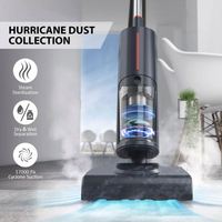Aspirateur électrique vertical OEM 1600W et machine de nettoyage à vapeur pour sols secs et humides et moquettes/canapés pour la Use-LJ160B à domicile