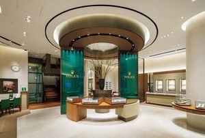 Vitrine de présentation de montres en bois de luxe personnalisable, comptoir, vitrine en verre <span class=keywords><strong>avec</strong></span> éclairage LED, <span class=keywords><strong>armoire</strong></span> à clé pour la conception de magasins de détail, boutique de bijoux - Product Image 4