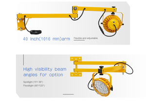 유연한 팔을 가진 Led 선적 선창 빛을 점화하는 창고 만 빛 트럭 선창 - Product Image 4