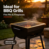 Revêtement en poudre de silicone résistant aux hautes températures 550°C, peinture en poudre anti-corrosion et résistante à la chaleur pour barbecue, cheminée et foyer