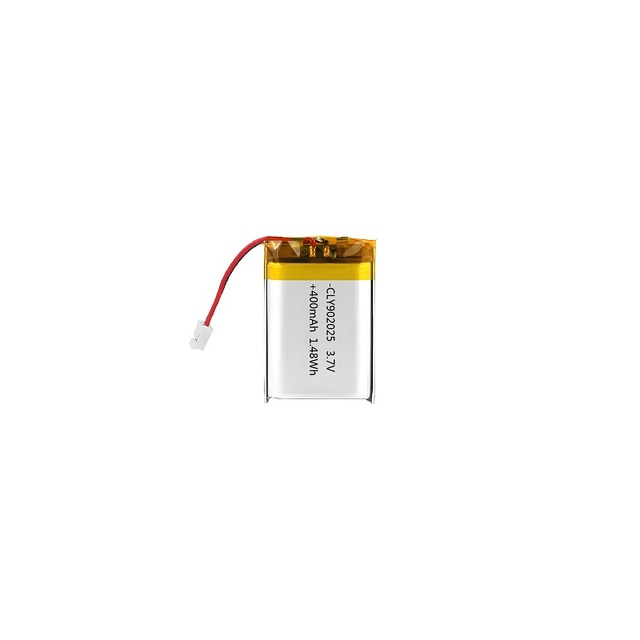 Chaoliyang Customized RC Lithium Polymer Battery 902025 3.7V 400mAh CE Certified 500 Cycles for Helicopter Drone
