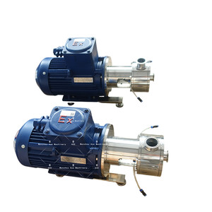 Mezclador Homogeneizador de Alto Cizallamiento Multietapa de Acero Inoxidable de Grado Alimenticio SS316L, Bomba de Emulsión con Inversor - Product Image 2