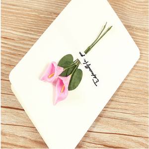 Vintage Hoa Khô Blessing Trang Trí Cho Đám Cưới Thiệp Chúc Mừng Sinh Nhật Năm Mới Thiệp Chúc Mừng Bưu Thiếp Quà Tặng Thẻ Cho Cô Gái - Product Image 4