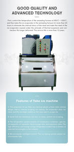 Macchina per Ghiaccio a Scaglie Prezzo di Fabbrica 2 Tonnellate/Giorno Uso Commerciale Motore e Pompa ad Alta Efficienza - Product Image 4