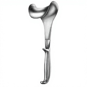 Retractores vaginales abdominales manuales de la mejor calidad, hoja retractora de mano, 90mm de ancho X 52mm, mango hueco profundo, reutilizable - Product Image 1
