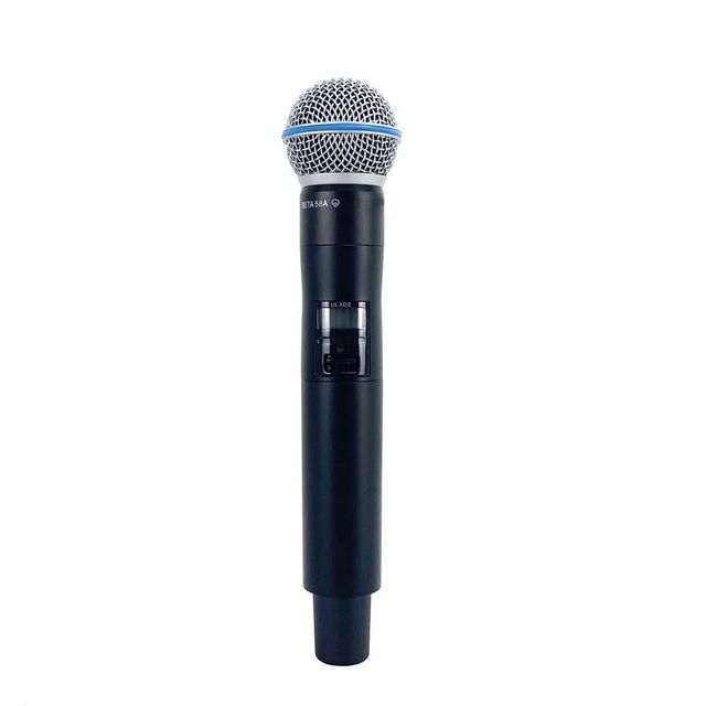 Wireless Handheld Karaoke Microphone, Professional Metal Wireless Mic System Musical Audio Accessory For Stage KTV Performance