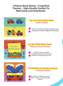 Little Einsteins : Nouvelle série de comptes en images sur les voitures, camions et jeps – Ensemble de 3 livres – Édition originale anglaise avec fonction lecture à <span class=keywords><strong>voix</strong></span> <span class=keywords><strong>haute</strong></span> - Product Image 6