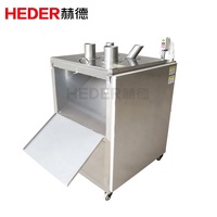 Fruit- en groentesnijmachine, neerwaartse snijmachine, snijapparatuur voor aardappelen, komkommer, lotuswortel, wortel en aubergine.