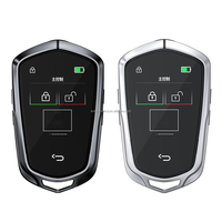 Kit de clé de voiture universelle modifiée avec télécommande intelligente LCD et démarrage sans clé pour Cadillac Style