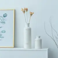 Hiện Đại Tối Giản Thiết Kế Lý Tưởng Kệ Kệ Sách Farmhouses Mộc Mạc Home Tabletop Decor Gốm Flower Vase