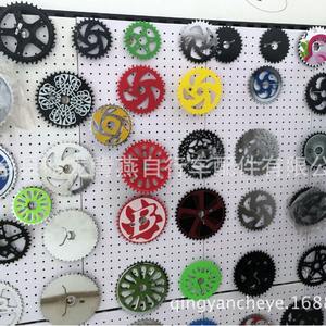 Plato de cadena hueco negro brillante integrado para bicicleta, para piezas de bicicleta - Product Image 2